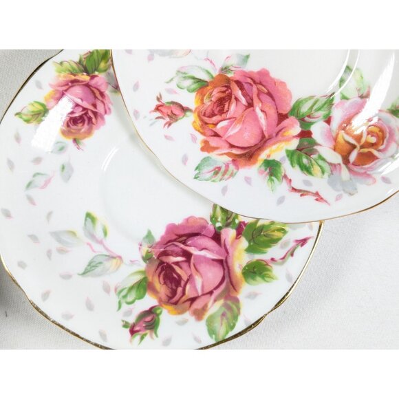 Vintage Paragon Golden Emblem footed teacup trio, Double Warrant mark 1939-1949 - Picture 7 of 7